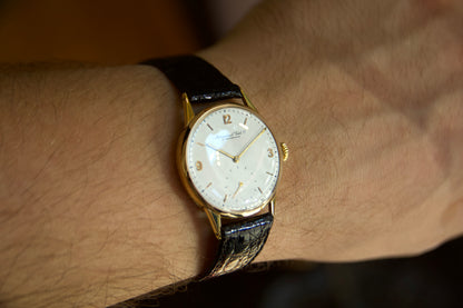 1950s IWC 18KT gold watch