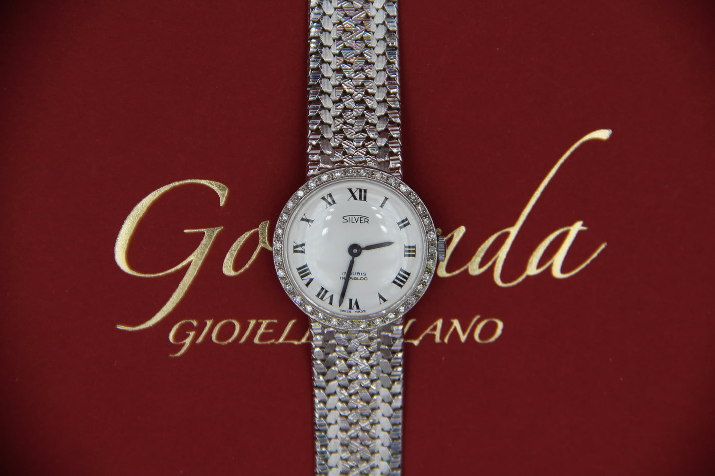 Orologio in oro con diamanti