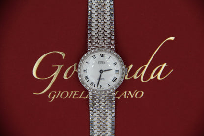 Orologio in oro con diamanti