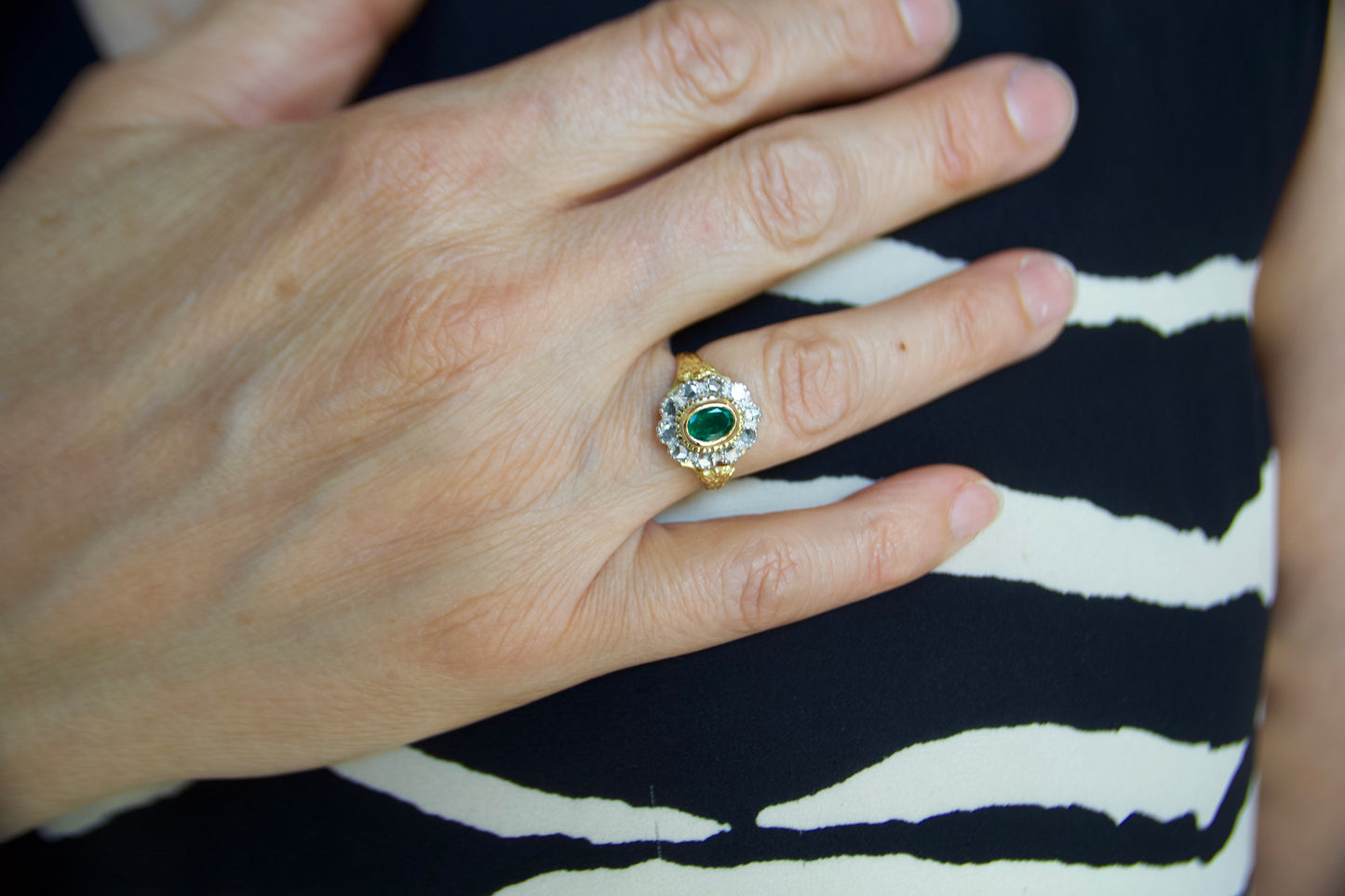 Anello margherita revival anni 70