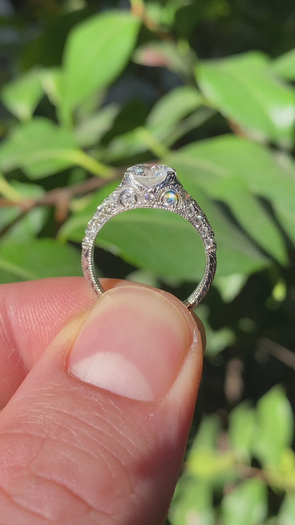 Art Deco Solitaire Ring