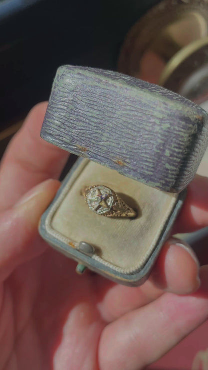 American ring from the 40s with incredible craftsmanship